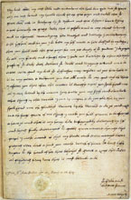Facsimile of Anne Boleyn's autograph letter to Cardinal Thomas Wolsey