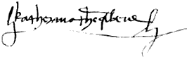 Catherine's Signature