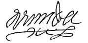 Signature of Henry FitzAlan, 12th Earl of Arundel, from Doyle's 'Official Baronage'