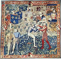 French tapestry depicting the Field of the Cloth of Gold