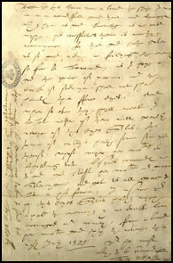 Facsimile of Drake's letter to Walsingham