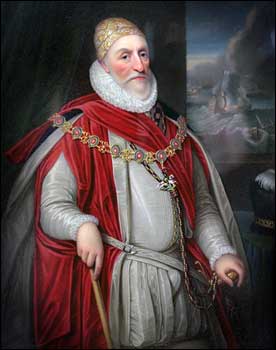 Portrait of Charles Howard, 2nd Baron Effingham, Earl of Nottingham. Property of the Duke of Norfolk, Arundel Castle.