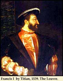 Portrait of Francis I by Titian, 1539. Louvre.