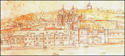 Sketch of Greenwich Palace
