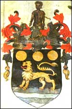 Arms and Crest of Sir John Hawkins or Hawkyns