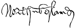 Signature of Henry Percy, Fourth Earl of Northumberland