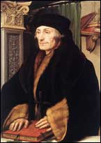 Hans Holbein. Erasmus of Rotterdam. Royal Collection.