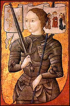 Miniature Portrait of Joan of Arc, late fifteenth-century.