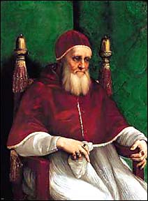 Raphael. Portrait of Pope Julius II