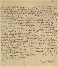 Facsimile of Kingston's letter to Cromwell