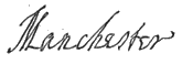 Signature of Edward Montagu, 2nd Earl of Manchester