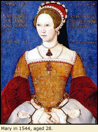 Mary in 1544, aged 28