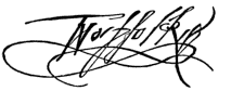 Thomas Howard's (III) signature as Duke of Norfolk, from Doyle's 'Official Baronage'