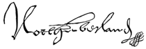 Signature of Henry Algernon Percy, Fifth Earl of Northumberland