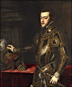 Portrait of Philip II. Titian.