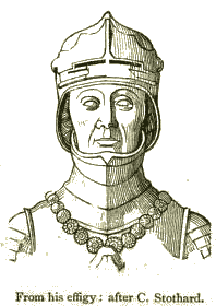 Portrait of Ralph Neville, 2nd Earl of Westmorland, from his effigy