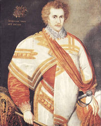 Portrait of Sir Robert Sidney, c1588. NPG