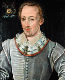 Portrait of Robert Sidney. New college, Oxford