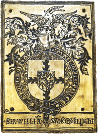Garter Arms of William Sandys, Baron Sandys