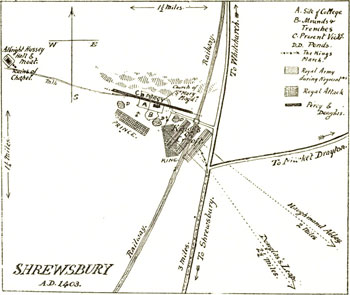 Battlemap of Shrewsbury