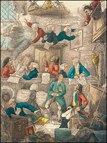Repeal of the Test Act: A Vision, after Thomas Sayer, 1790.
