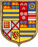 The Coat of Arms of Thomas Manners, 1st Earl of Rutland, after the description in Doyle