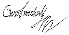Signature of Charles Neville, Sixth Earl of Westmorland