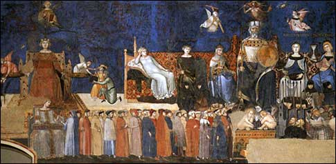 Lorenzetti. Allegory of Good Government, c1340