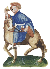 The Manciple from the Ellesmere Manuscript