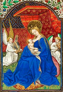 Virgin and Child from 'The Dunois Hours', c1450