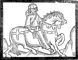 Merchant Woodcut. The Canterbury Tales, London: Richard Pynson, 1492.