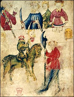 Manuscript Image of Sir Gawain and the Green Knight
