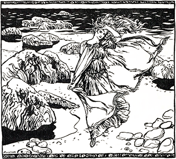 Becuma of the White Skin. By Arthur Rackham.