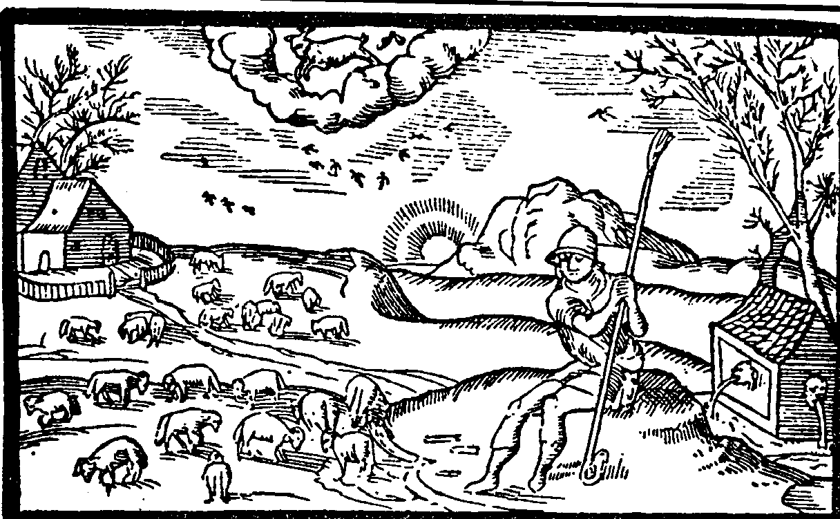 [Woodcut for December]