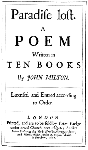 image: title page of 1667 edition, second imposition.