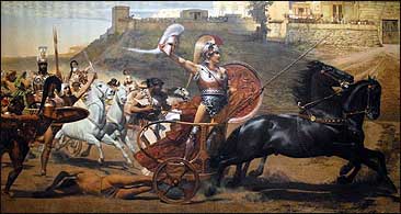 Franz Matsch. The Triumph of Achilles, c1895. Achillion Palace, Corfu, Greece.
