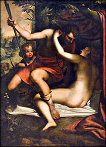 Luca Cambiaso. Venus and Adonis, 1585
