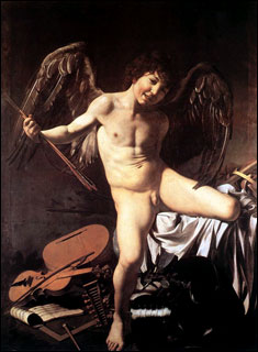 Caravaggio. Amor Victorious, 1602-3