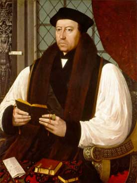 Portrait of Thomas Cranmer (1489-1556) 1546