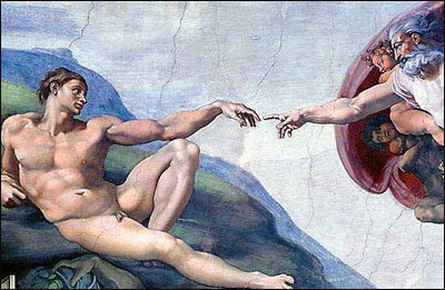 Creation of Man. Michelangelo