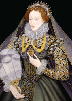 Queen Elizabeth I with a fan, Bristol Museums