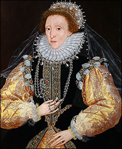 The Drewe Portrait of Queen Elizabeth I, c. 1586. By Federico Zucchero