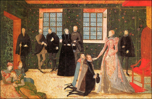 Queen Elizabeth Receiving Dutch Ambassadors, 1585.