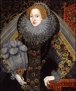 Queen Elizabeth with a Fan, 1585-1590