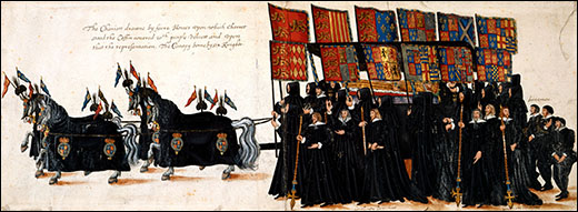 Queen Elizabeth's Funeral Procession, 1603