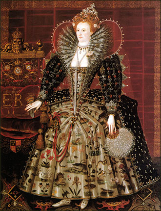 Queen Elizabeth, 1592. Hardwick House