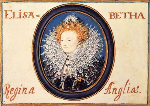 Queen Elizabeth Watercolour on Vellum