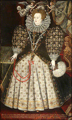 Hilliard portrait of Queen Elizabeth, c.1590