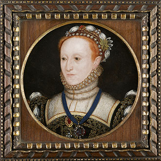 Elizabeth I, circular painting, after the Hampden portrait