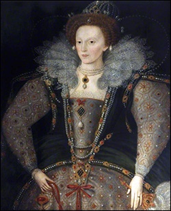 Queen Elizabeth with a Fan. 1590.